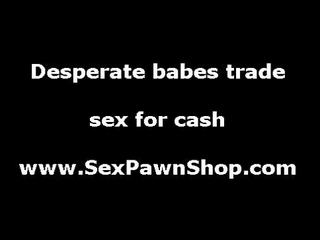 Pawn shop where lesbian girls trade adult clip video for cash