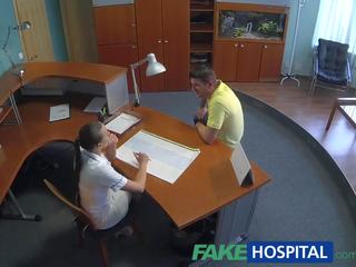 FakeHospital provocative nurse heals patient with hard office dirty clip