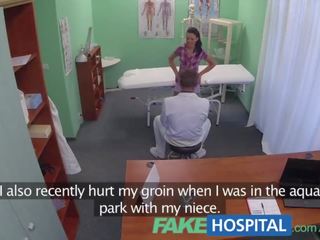 FakeHospital Patient enjoys nurse massage and doctors big shaft therapy