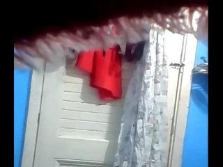Hidden Cam - Cousin drying her big nipples with a towel - iSpyWithMyHiddenCam.com